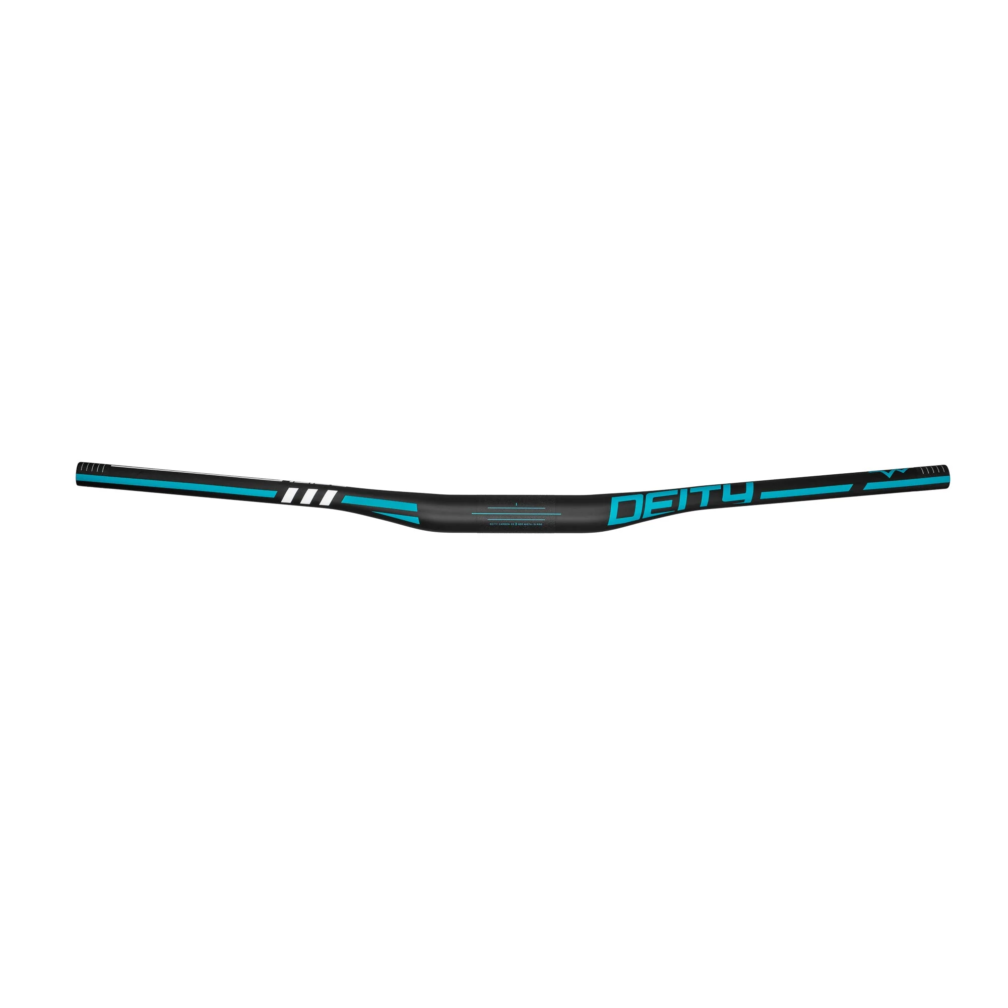 Deity Skywire 35 Carbon Handlebar - 15mm Rise - 800mm Width - 35mm Clamp - Turquoise
