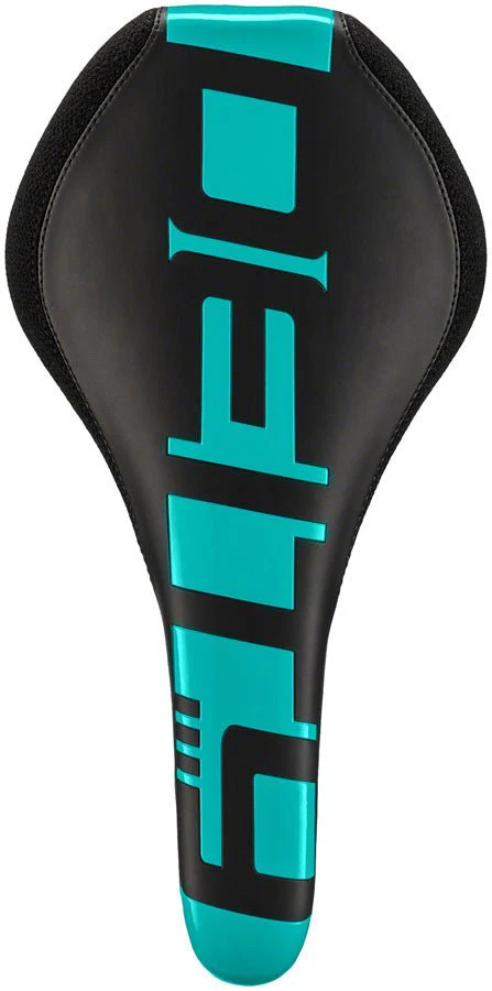 DEITY Speedtrap AM Saddle - Chromoly Black/Turquoise