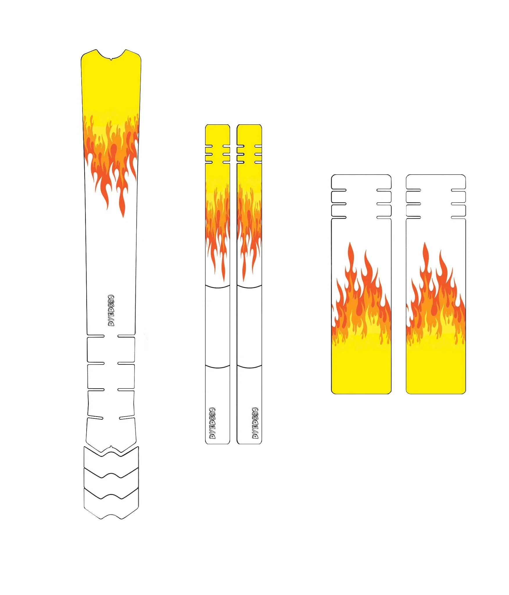DYEDBRO Kids Frame Protection - Flames