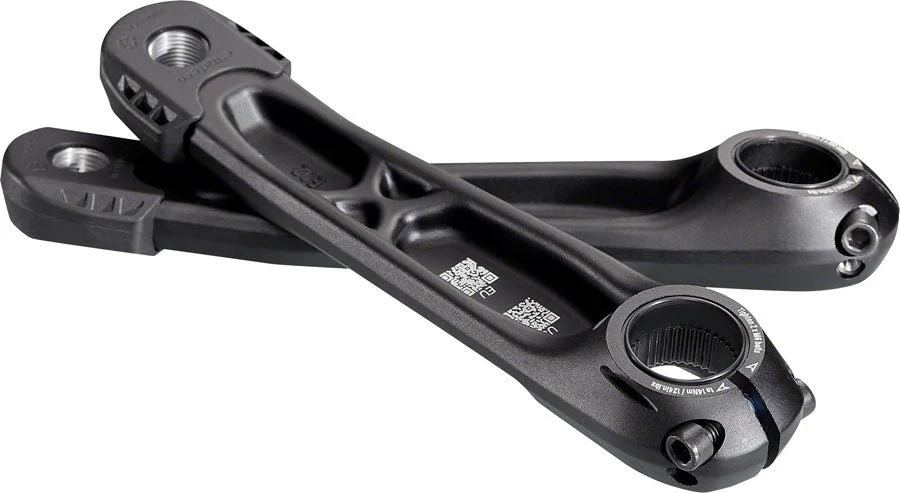 e*thirteen e*spec Plus Ebike Crank Arm Set - Shimano EP8 - 165mm Length - Black - Image 3