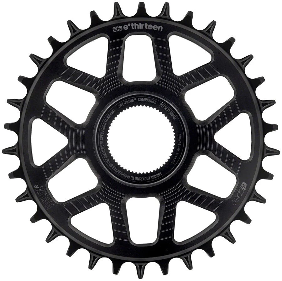 e*thirteen Helix Race e*spec Fazua Ride 60 Direct Mount Chainring -  18mm Offset 34T