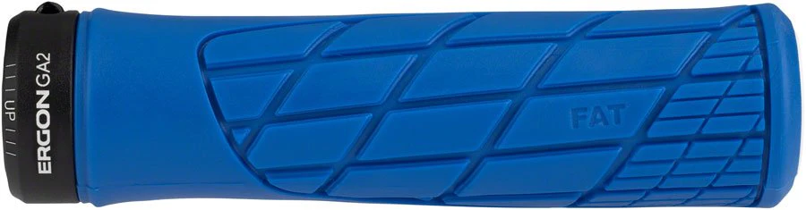 Ergon GA2 Fat Grips - Midsummer Blue Lock-On - Image 2