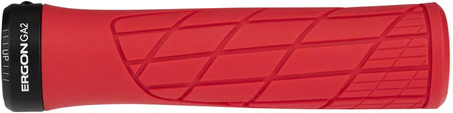 Ergon GA2 Grips - Risky Red Lock-On - Image 2
