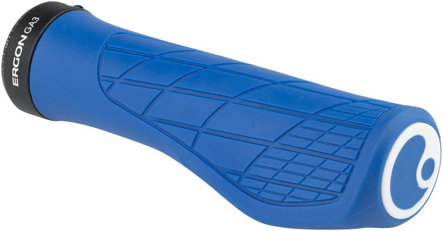 Ergon GA3 Grips - Midsummer Blue Lock-On Small - Image 3
