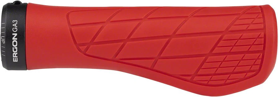 Ergon GA3 Grips - Risky Red Lock-On Large - Image 2