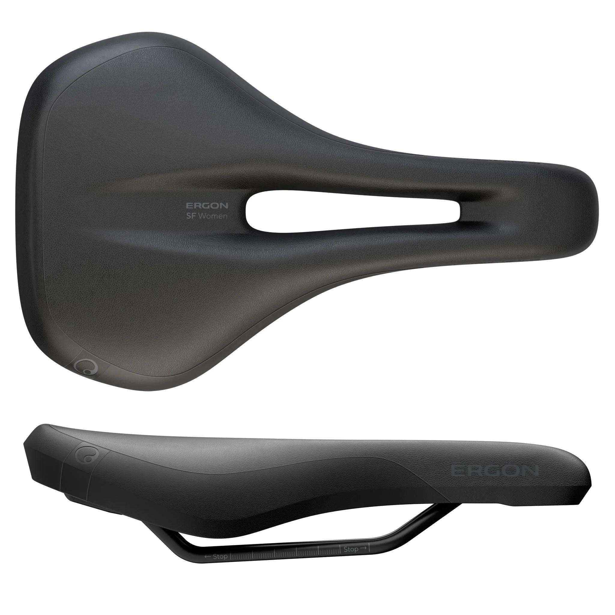 Ergon SF Women's Saddle - Small/Medium - Black