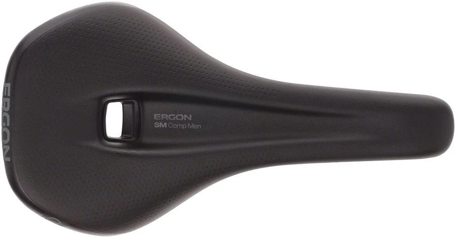 Ergon SM Comp Men's Saddle - Steel Rails - Stealth Black - Medium/Large - Image 2