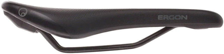 Ergon SM Comp Men's Saddle - Steel Rails - Stealth Black - Medium/Large - Image 3