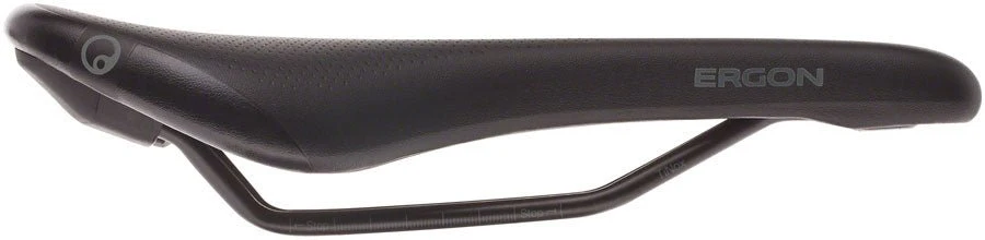 Ergon SM Comp Men's Saddle - Steel Rails - Stealth Black - Small/Medium - Image 3