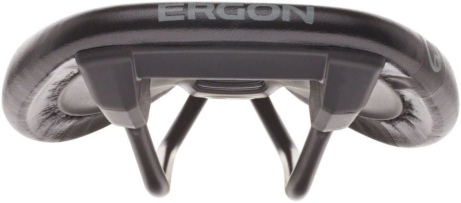 Ergon SM Comp Men's Saddle - Steel Rails - Stealth Black - Small/Medium - Image 4