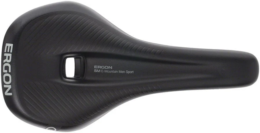 Ergon SM E Mountain Sport Men's Saddle - Chromoly Rails - Stealth Black - Medium/Large - Image 2
