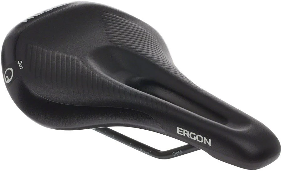 Ergon SM E Mountain Sport Women's Saddle - Chromoly Rails - Stealth Black - Medium/Large