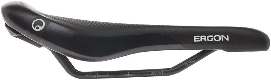Ergon SM E Mountain Sport Women's Saddle - Chromoly Rails - Stealth Black - Medium/Large - Image 3