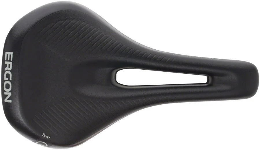 Ergon SM E Mountain Sport Women's Saddle - Chromoly Rails - Stealth Black - Small/Medium - Image 2