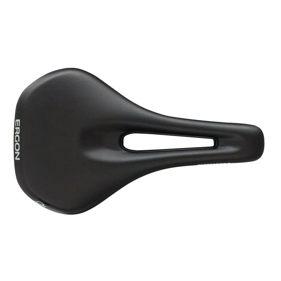 Ergon SM Women's Saddle - Chromoly Rails - Black - Medium/Large - Image 2