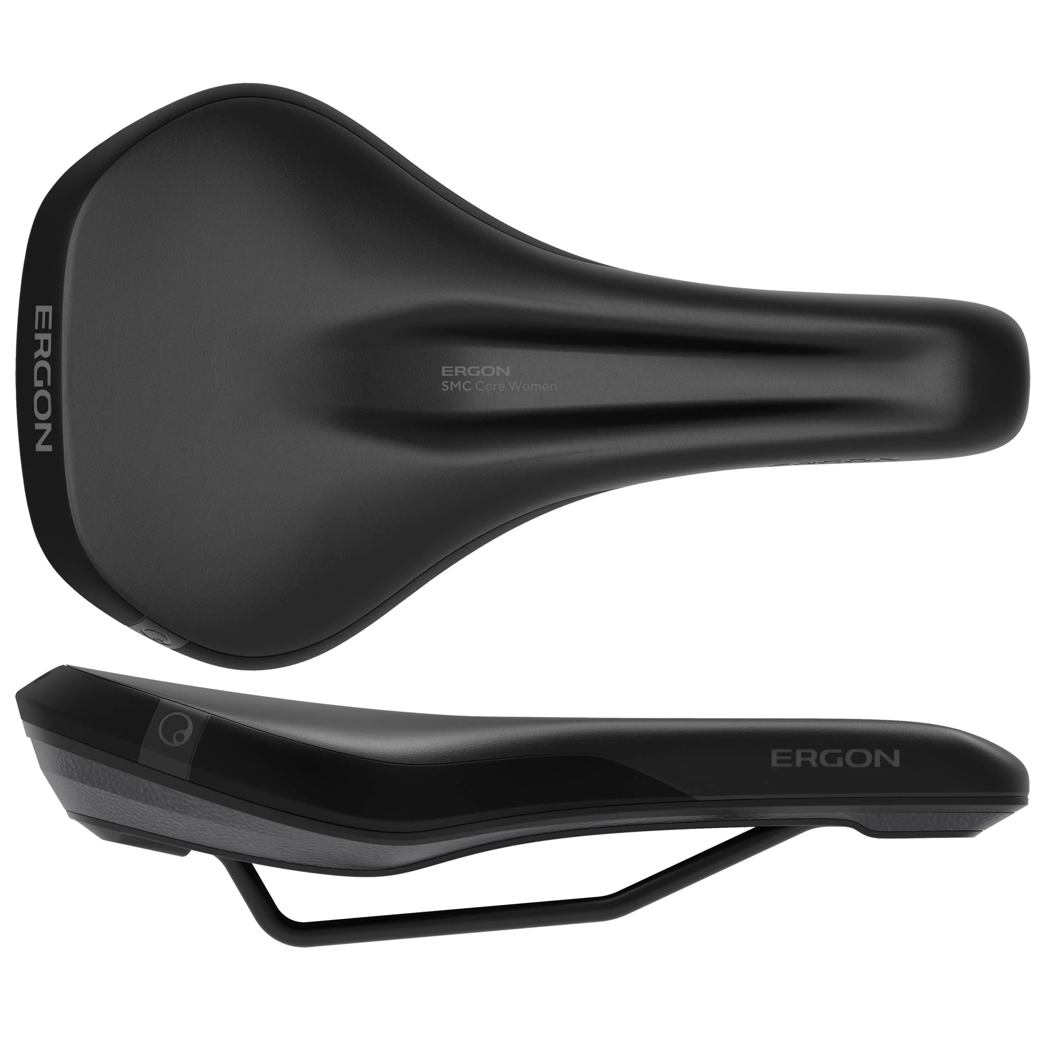 Ergon SMC Core Womens Saddle Medium/Large - Blk/Gry