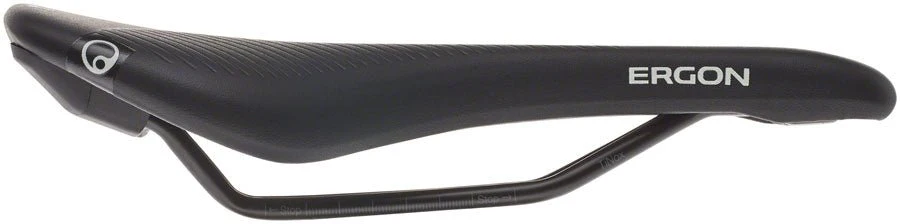 Ergon SR Comp Men's Saddle - Titanium Rails - Black - Small/Medium - Image 3