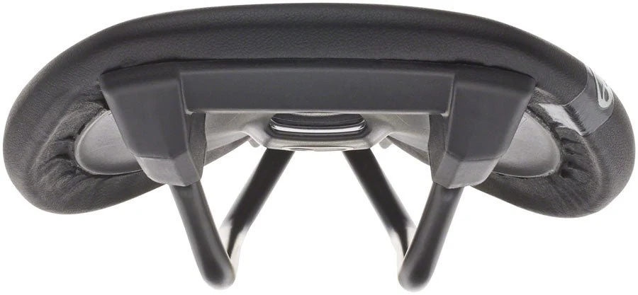 Ergon SR Comp Men's Saddle - Titanium Rails - Black - Small/Medium - Image 4