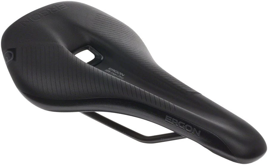 Ergon SR Pro Men's Saddle - Titanium Rails - Stealth Black - Medium/Large