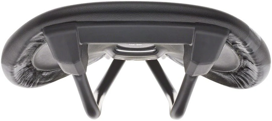Ergon SR Pro Men's Saddle - Titanium Rails - Stealth Black - Small/Medium - Image 4