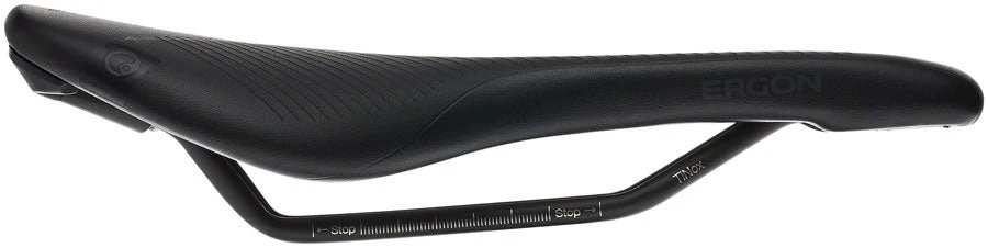 Ergon SR Pro Women's Saddle - Titanox Rails - Black - Small/Medium - Image 3