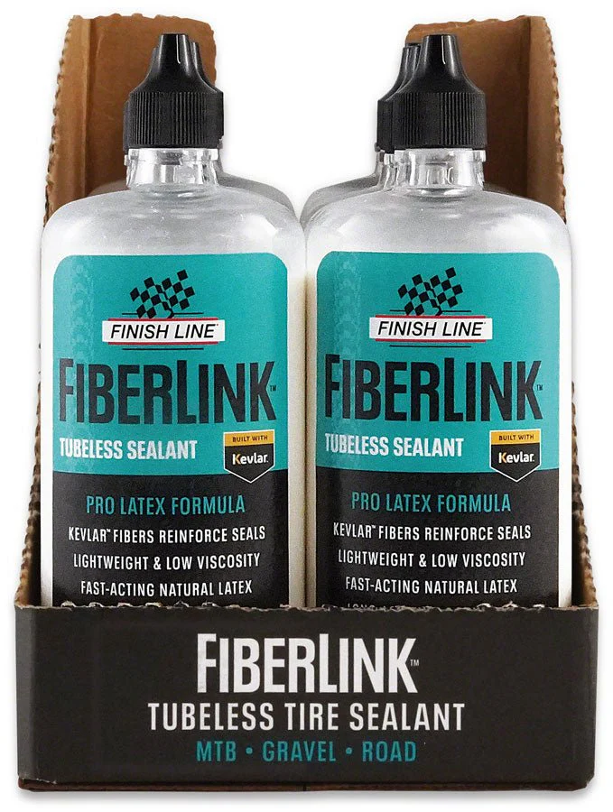 Finish Line FiberLink Tubeless Tire Sealant - 8oz Drip - Image 2