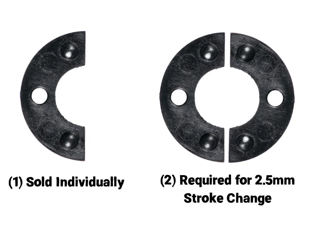 Fox DHX2 Metric Travel / Stroke Spacer - 2.5mm - 2021+ (Requires Qty 2) - Image 2