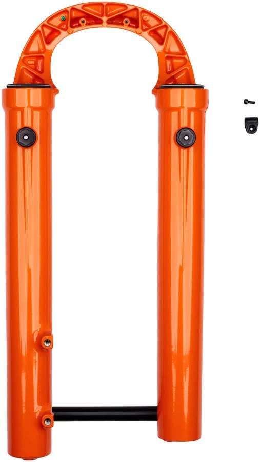 FOX Lower Leg Assembly - 2021 36 27.5in 130-170, 15x110 QR, F-S PE-S, Shiny Orange - Image 2