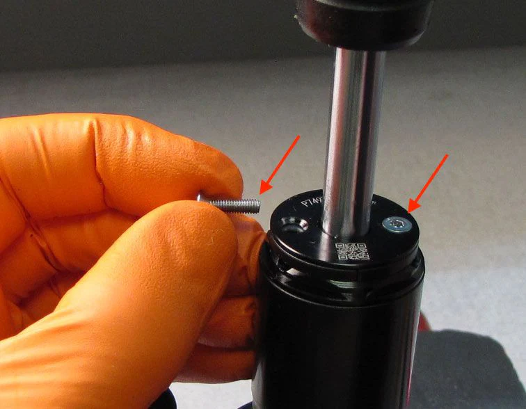 Fox Rear Shock Travel / Stroke Spacer M3 Screws  - Black - Image 2