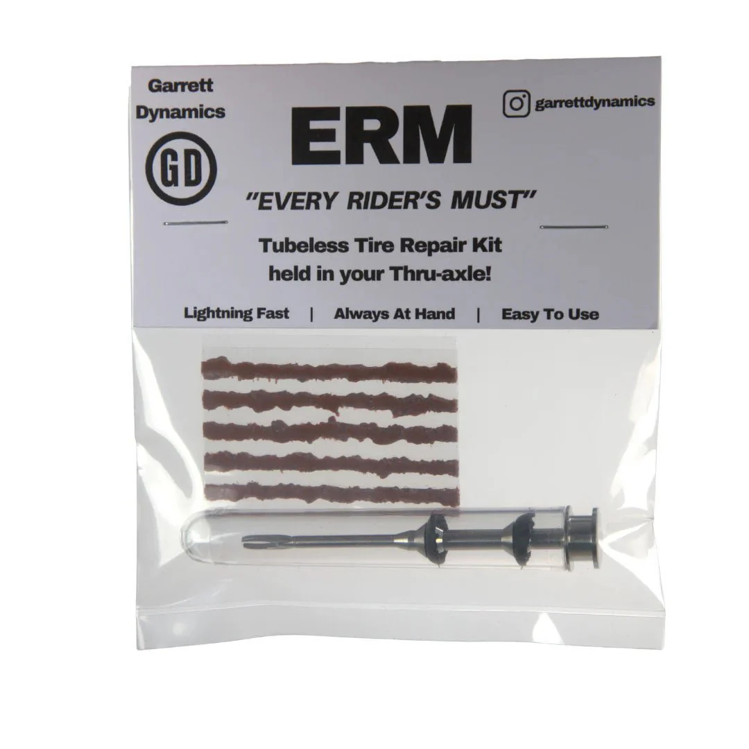 Garrett Dynamics ERM Axle Tire Plug Tool Silver w/5x Bacon Strips - Image 3