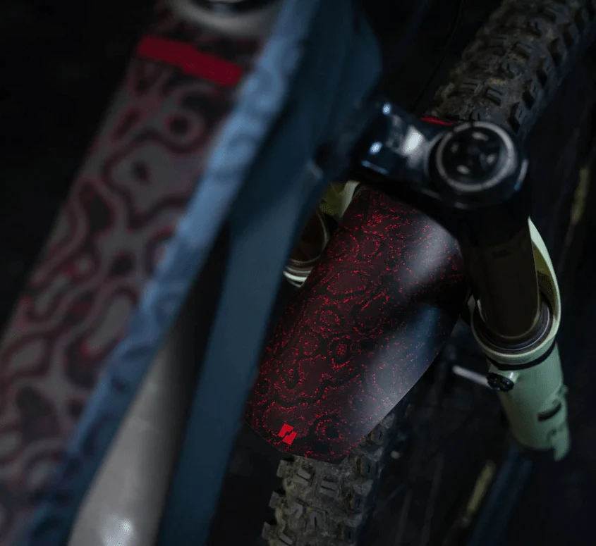Ground Keeper Snake Charmer Fender - Red - Matte - Image 2