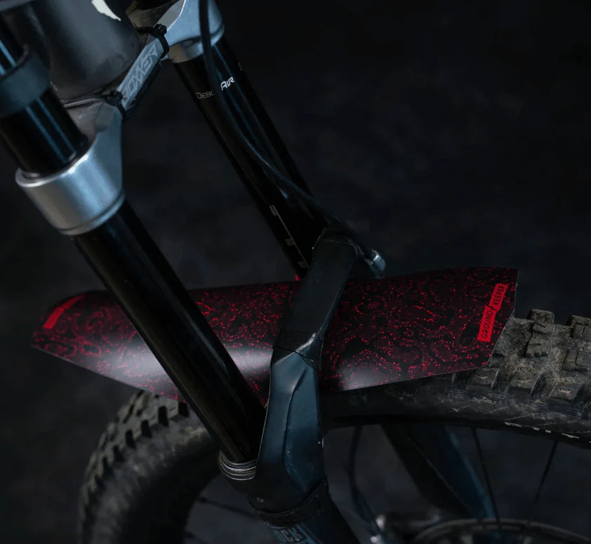 Ground Keeper Snake Charmer Long Fender - Red - Matte - Image 2