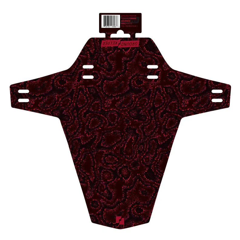 Ground Keeper Snake Charmer Mini Fender - Red - Matte