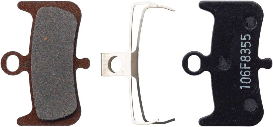 Hayes Dominion A4 Brake Pad Set - Semi-Metallic w/ Alloy Backing Plate