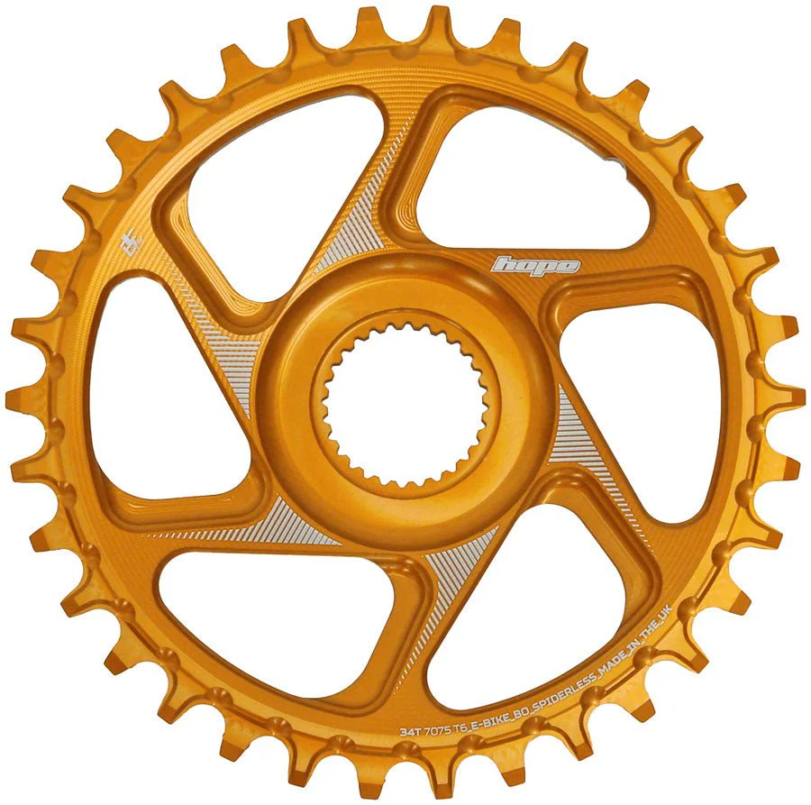 Hope Bosch Gen 4 eBike Chainring - 34t Orange