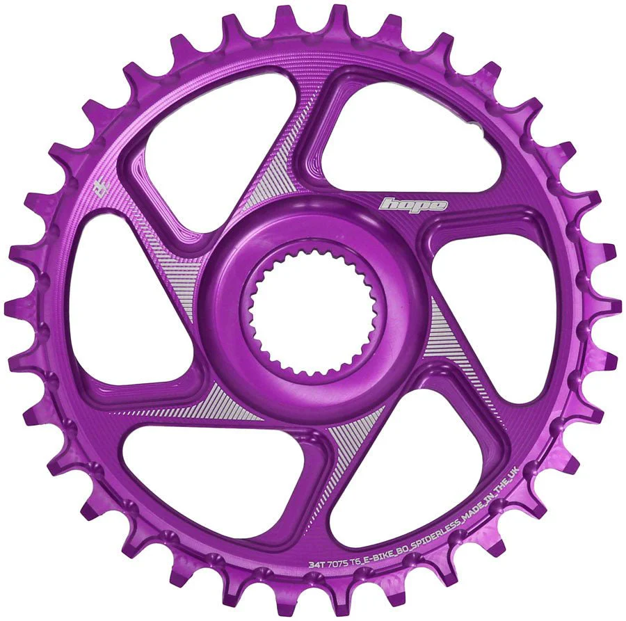 Hope Bosch Gen 4 eBike Chainring - 34t Purple