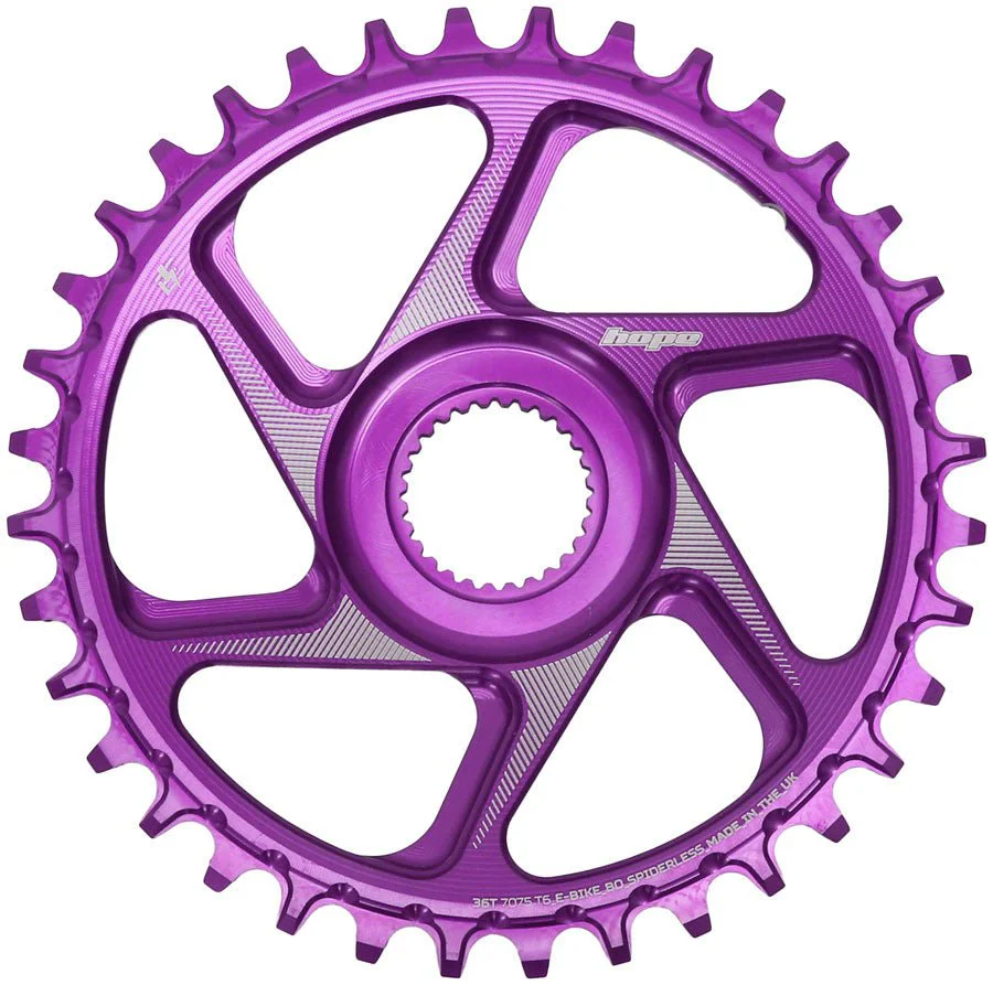 Hope Bosch Gen 4 eBike Chainring - 36t Purple