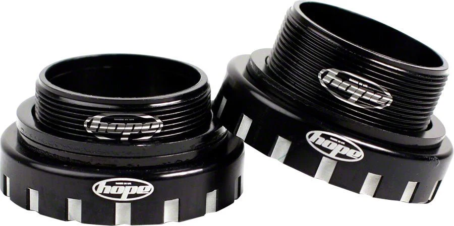 Hope BSA30 Threaded Bottom Bracket - 68/73/83/100/120mm For 30mm Spindle Stainless BLK - Image 2