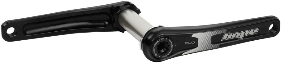 Hope Evo Crankset - 170mm Direct Mount 30mm Spindle For 157mm Super Boost Rear Spacing BLK