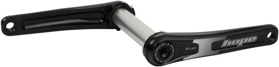 Hope Evo Fat Bike Crankset - 175mm Direct Mount 30mm Spindle For 190/197mm Rear Spacing BLK