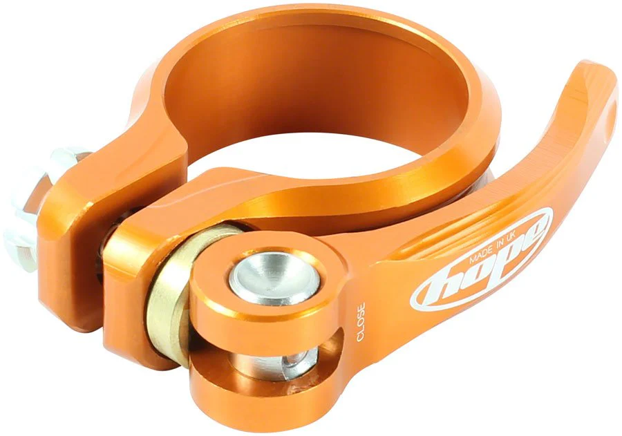 Hope Seat Seatpost Clamp - 31.8mm Orange QR
