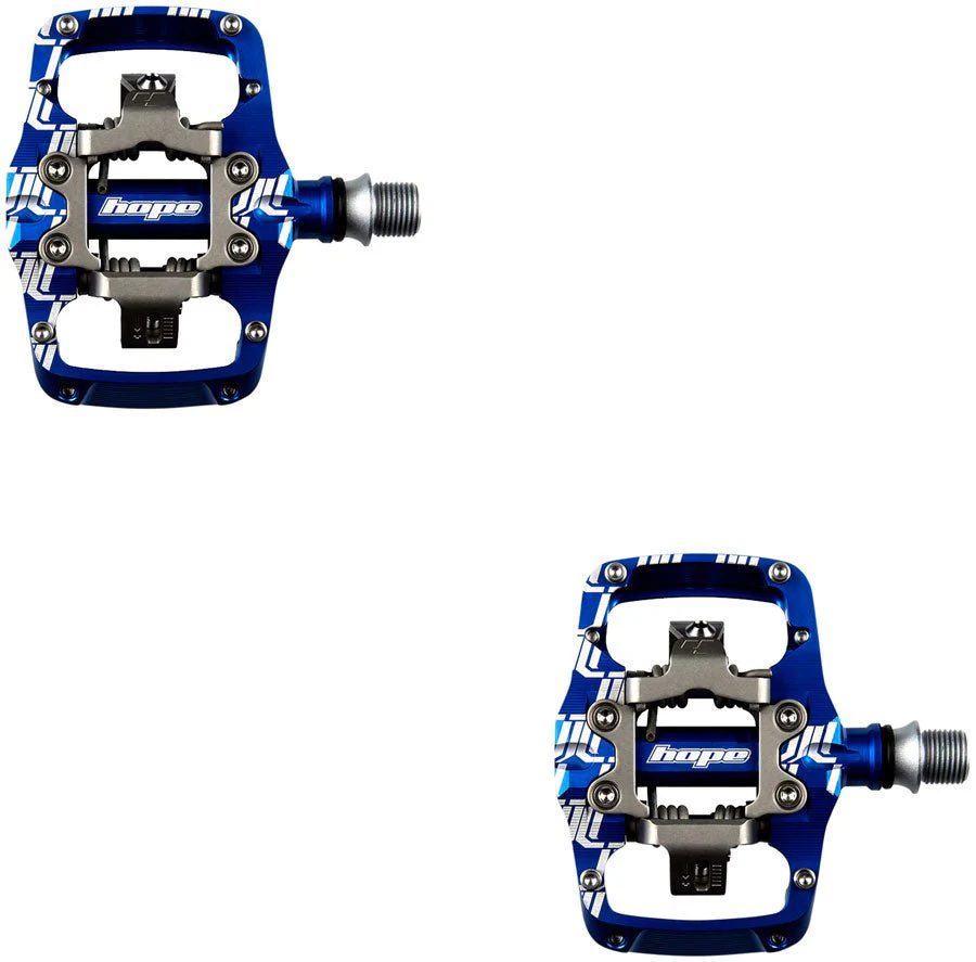 Hope TC Union Clip Pedals - Blue