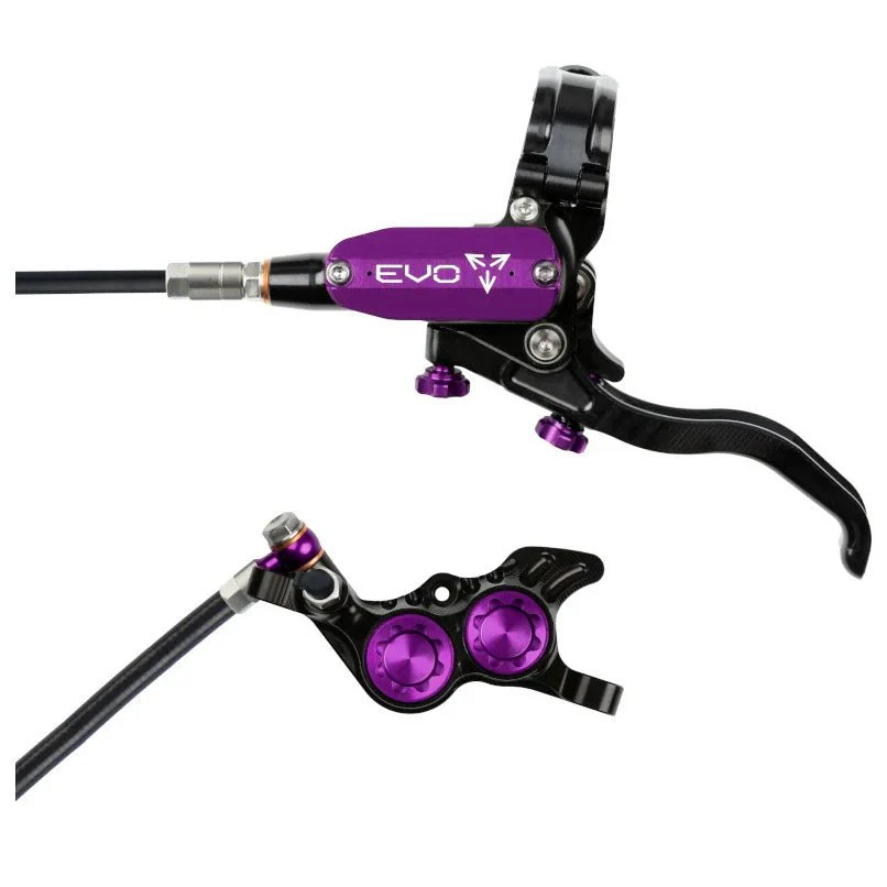 Hope Tech 4 Evo GR4 - Left/Front - Black/Purple