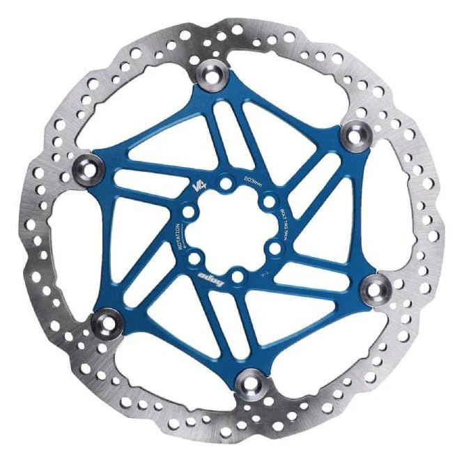 Hope V4 Vented Disc Rotor - 6-Bolt - 203mm - Blue
