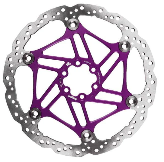 Hope V4 Vented Disc Rotor - 6-Bolt - 203mm - Purple