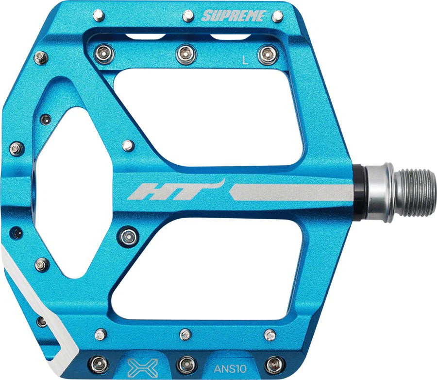 HT ANS10 Supreme Pedals - Platform Aluminum 9/16" Marine Blue