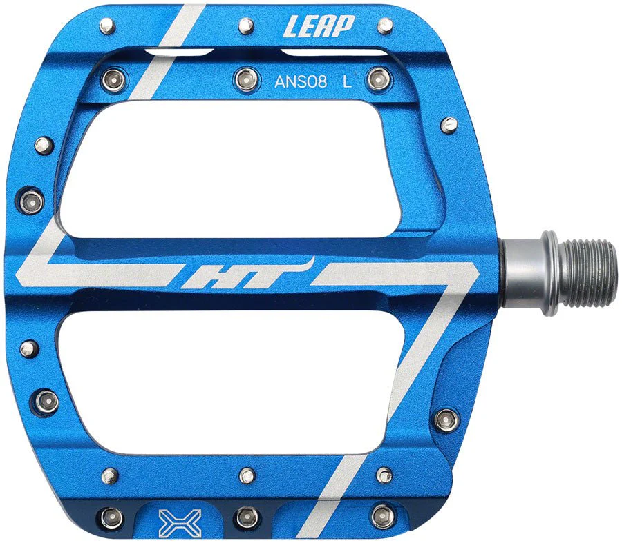 HT Components Leap ANS08 Pedals - Platform Aluminum 9/16" Royal Blue