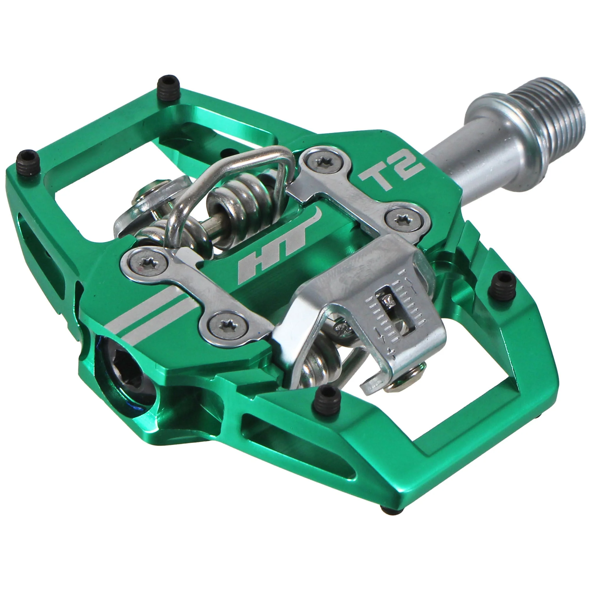 HT Pedals T2 Clipless Platform Pedals - Green