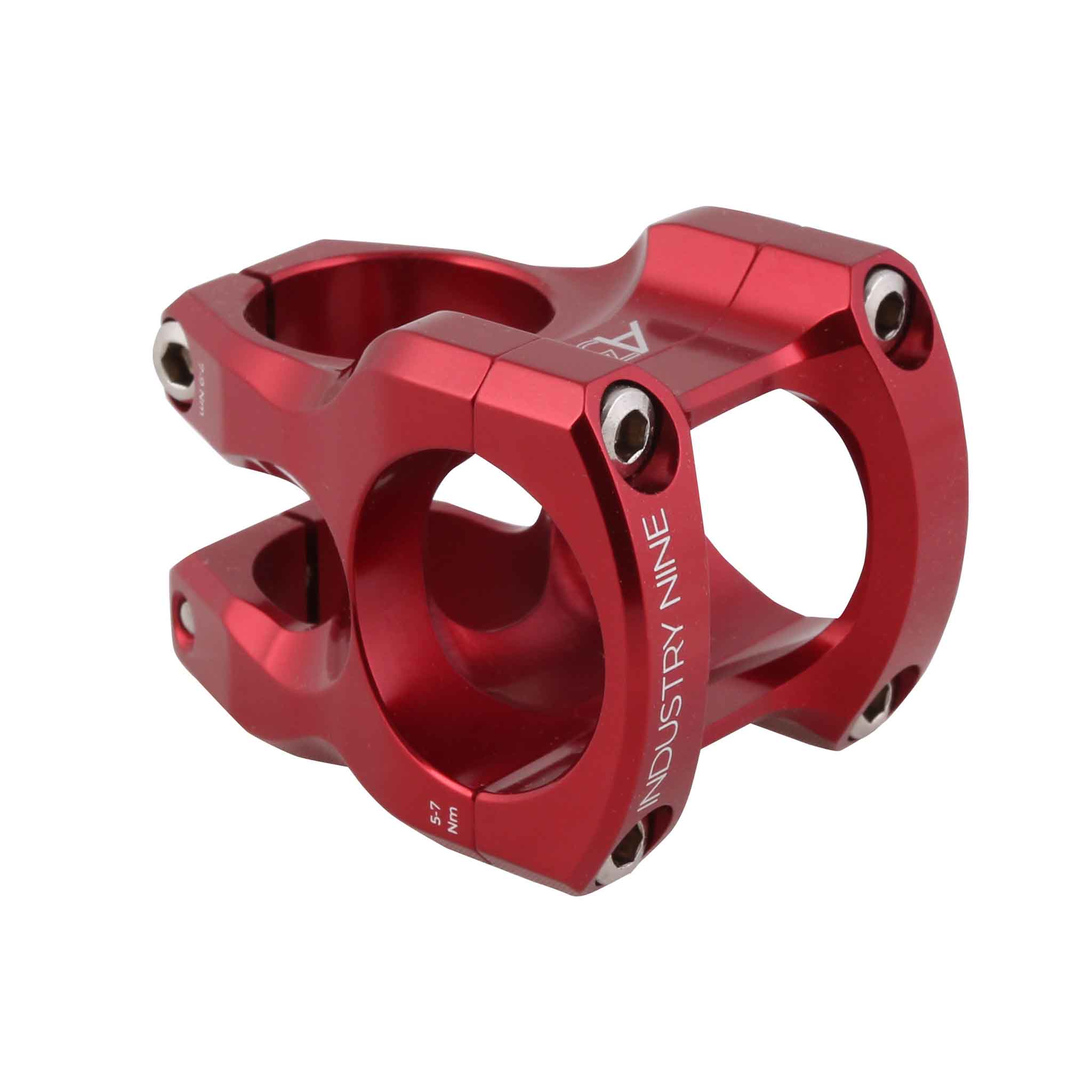 Industry Nine A318 Stem - 31.8mm Clamp - 30mm Length - Red