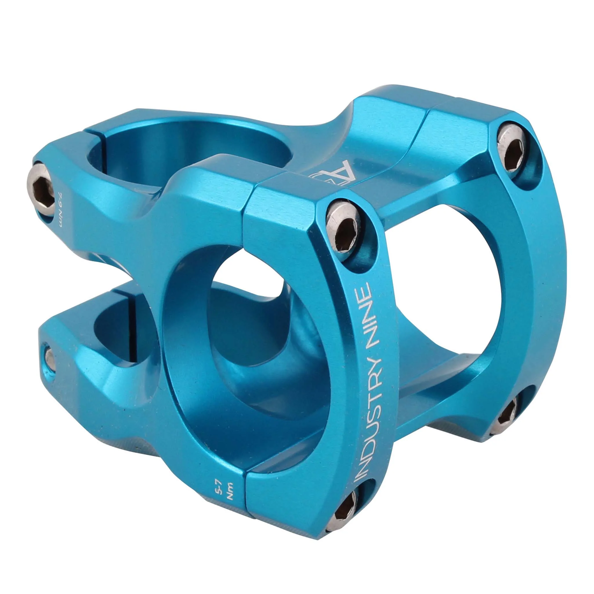 Industry Nine A318 Stem - 31.8mm Clamp - 30mm Length - Turquoise